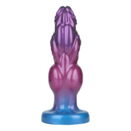 Power Monsters - Rift Titan - Opblaasbare Monster Dildo - 24 cm - Paars/Blauw
