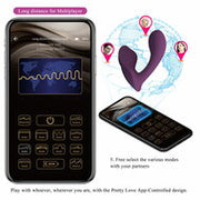 Pretty Love - Franz - Draagbare Vibrator - Panty Vibrator - Vibrerend Slipje - Paars