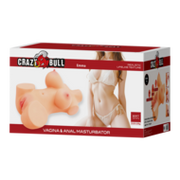 Crazy Bull - Emma - Masturbator met Borsten en Twee Ingangen - Lichte Huidskleur