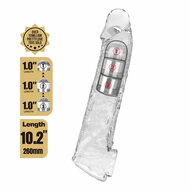 Pretty Love - Verlengende Penis Sleeve - 26 cm - Transparant