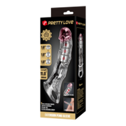 Pretty Love - Verlengende Penis Sleeve - 28 cm - Transparant