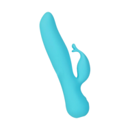 Swan - Kissing - Dual Action Rabbit Vibrator - Turquoise