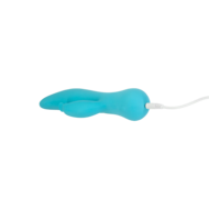 Swan - Kissing - Dual Action Rabbit Vibrator - Turquoise
