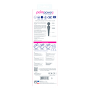 PalmPower - Recharge Wand Massager - Flexibele Kop - Blauw/Zwart