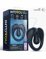 IY - Kenny - Cockring met Clitoris Stimulator - App Control - Nachtblauw