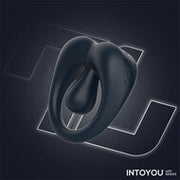 IY - Kenny - Cockring met Clitoris Stimulator - App Control - Nachtblauw