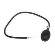 Rimba Electro Play - E-Stim Opblaasbare Anaal Plug - Bi-Polair - Zwart