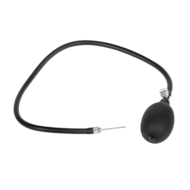 Rimba Electro Play - E-Stim Opblaasbare Anaal Plug - Bi-Polair - Zwart