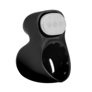 Rimba Electro Play - E-Stim Penis Head Stimulator - Bi-Polair - Zwart
