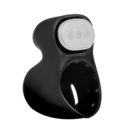 Rimba Electro Play - E-Stim Penis Head Stimulator - Bi-Polair - Zwart
