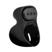 Rimba Electro Play - E-Stim Penis Head Stimulator - Bi-Polair - Zwart