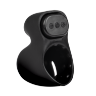 Rimba Electro Play - E-Stim Penis Head Stimulator - Bi-Polair - Zwart