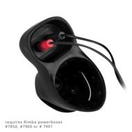 Rimba Electro Play - E-Stim Penis Head Stimulator - Bi-Polair - Zwart