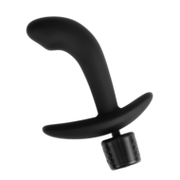 Rimba Electro Play - E-Stim Anaal Plug - E-Stim Prostaat Plug - Bi-Polair - Zwart