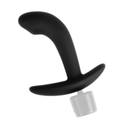 Rimba Electro Play - E-Stim Anaal Plug - E-Stim Prostaat Plug - Bi-Polair - Zwart