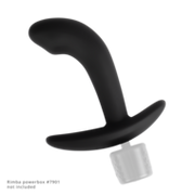Rimba Electro Play - E-Stim Anaal Plug - E-Stim Prostaat Plug - Bi-Polair - Zwart