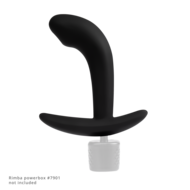 Rimba Electro Play - E-Stim Anaal Plug - E-Stim Prostaat Plug - Bi-Polair - Zwart