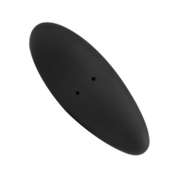 Rimba Electro Play - E-Stim Buttplug - Bi-Polair - Zwart