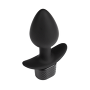 Rimba Electro Play - E-Stim Buttplug - Bi-Polair - Zwart