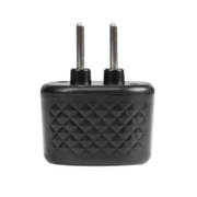 Rimba Electro Play - E-Stim Buttplug - Bi-Polair - Zwart