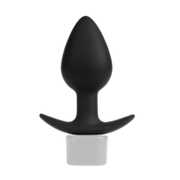 Rimba Electro Play - E-Stim Buttplug - Bi-Polair - Zwart