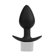 Rimba Electro Play - E-Stim Buttplug - Bi-Polair - Zwart