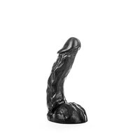 All Black - XXL Dildo - 27.5 x 6 cm - Zwart