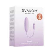 Svakom - Plume - Bullet Vibrator met Flexibel Clitoris Kwastje - Pastel Lilac