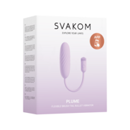 Svakom - Plume - Bullet Vibrator met Flexibel Clitoris Kwastje - Pastel Lilac