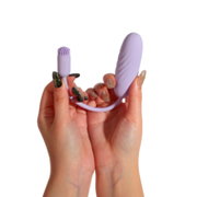Svakom - Plume - Bullet Vibrator met Flexibel Clitoris Kwastje - Pastel Lilac
