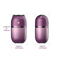 Svakom - Klitty - Likkende & Zuigende Clitoris Stimulator - Dusty Lavender