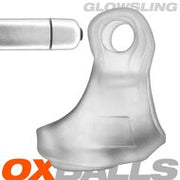 Oxballs - Glowsling - Cocksling met LED Lampje - Clear Ice