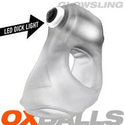 Oxballs - Glowsling - Cocksling met LED Lampje - Clear Ice