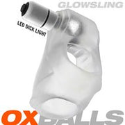 Oxballs - Glowsling - Cocksling met LED Lampje - Clear Ice