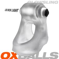Oxballs - Glowsling - Cocksling met LED Lampje - Clear Ice