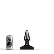 All Black - Extreme Anaal Plug - 16 x 5.5 cm - Zwart