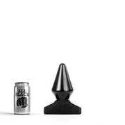 All Black - Extreme Anaal Plug -  18.5 x 9 cm - Zwart