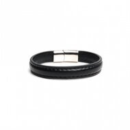 665 - Lederen Armband en Cockring - 2 in 1 - Magnetische Sluiting