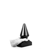 All Black - Extreme Anaal Plug - 20.5 x 9 cm - Zwart
