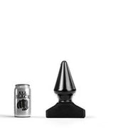 All Black - Extreme Anaal Plug - 20.5 x 9 cm - Zwart