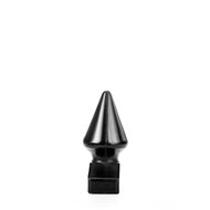 All Black - Extreme Anaal Plug - 21.5 x 10.5 cm - Zwart