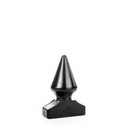 All Black - Extreme Anaal Plug - 21.5 x 10.5 cm - Zwart