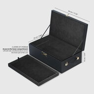Strap-On-Me - Le Coffret - Storage Box - Sex Toys Opbergdoos - Met Cijferslot - Zwart