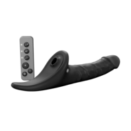 Strap-On-Me - Multi Orgasm Realistische Dildo - Strapless Strap-on met Flapper Technologie - Zwart - Medium