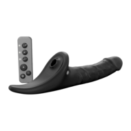 Strap-On-Me - Multi Orgasm Realistische Dildo - Strapless Strap-on met Flapper Technologie - Zwart - X-Large