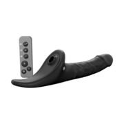Strap-On-Me - Multi Orgasm Realistische Dildo - Strapless Strap-on met Flapper Technologie - Zwart - Large
