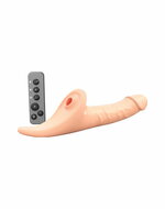 Strap-On-Me - Multi Orgasm Realistische Dildo - Strapless Strap-on met Flapper Technologie - Lichte Huidskleur - Medium