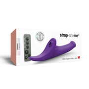 Strap-On-Me - Multi Orgasm Dildo - Strapless Strap-on met Luchtdruk Stimulatie - Paars - Medium