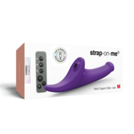 Strap-On-Me - Multi Orgasm Dildo - Strapless Strap-on met Luchtdruk Stimulatie - Paars - Medium
