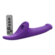 Strap-On-Me - Multi Orgasm Dildo - Strapless Strap-on met Luchtdruk Stimulatie - Paars - Large